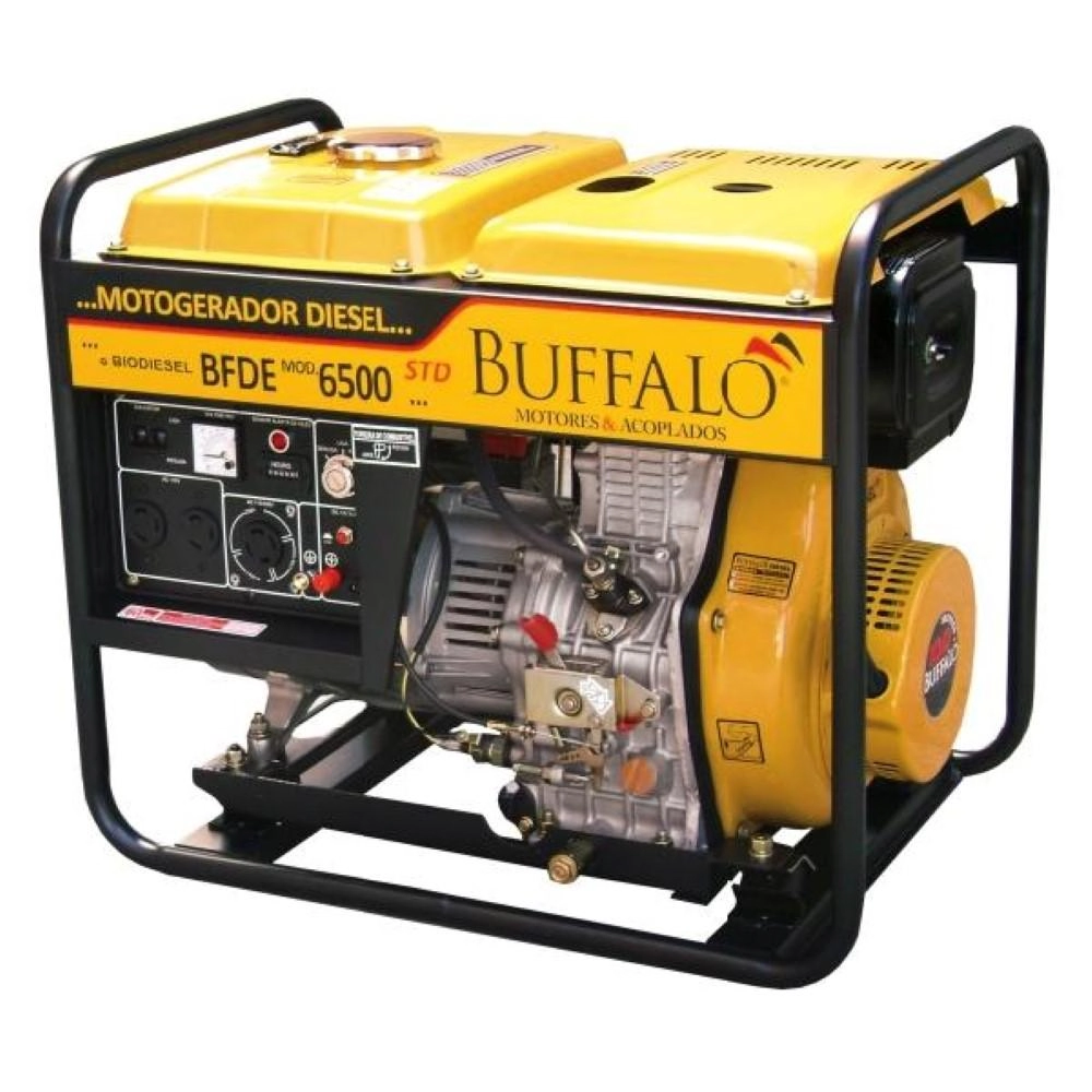 Motogerador Diesel Buffalo 5kva Mono P Elétrica Quadro Std 127v
