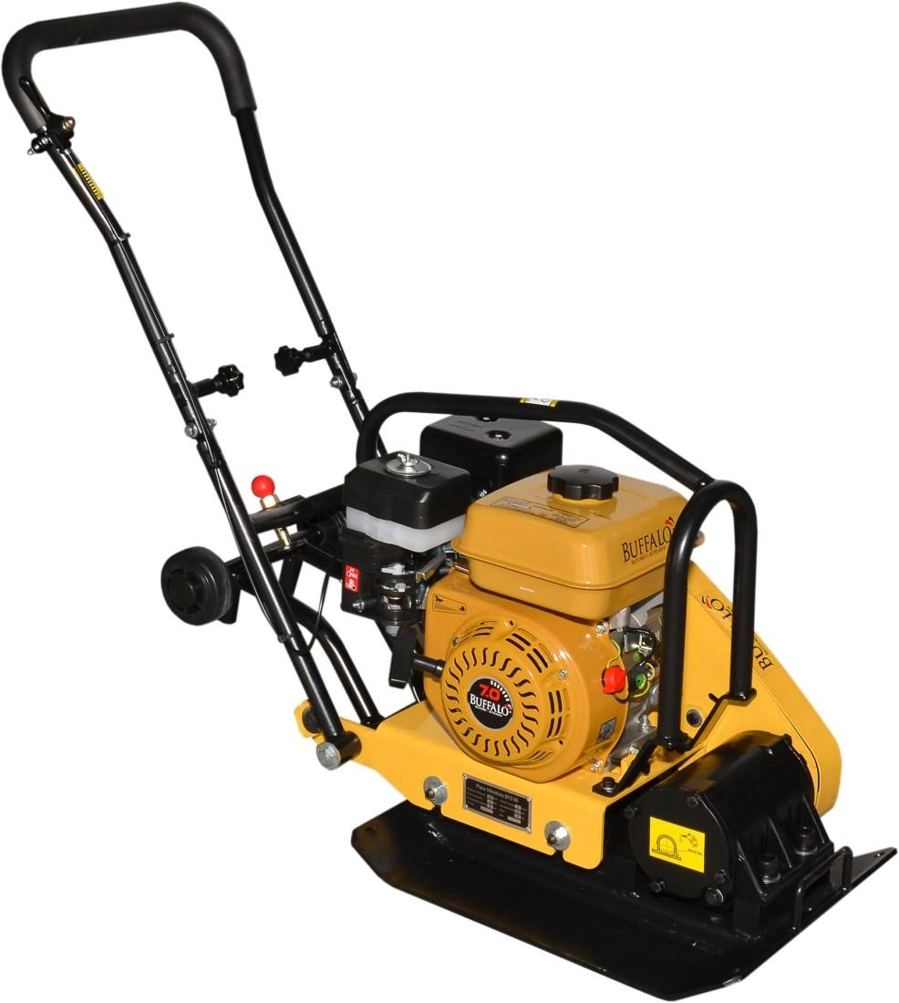 Placa Compactadora Vibratória Buffalo 60kg 51x37cm Motor Gasolina 4t 7cv 60745