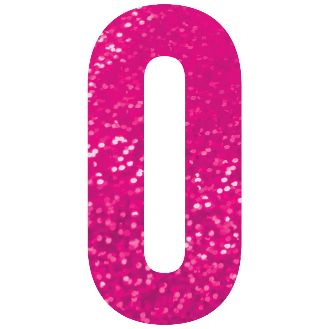 Numero 0 Decorativo 16cm Rosa