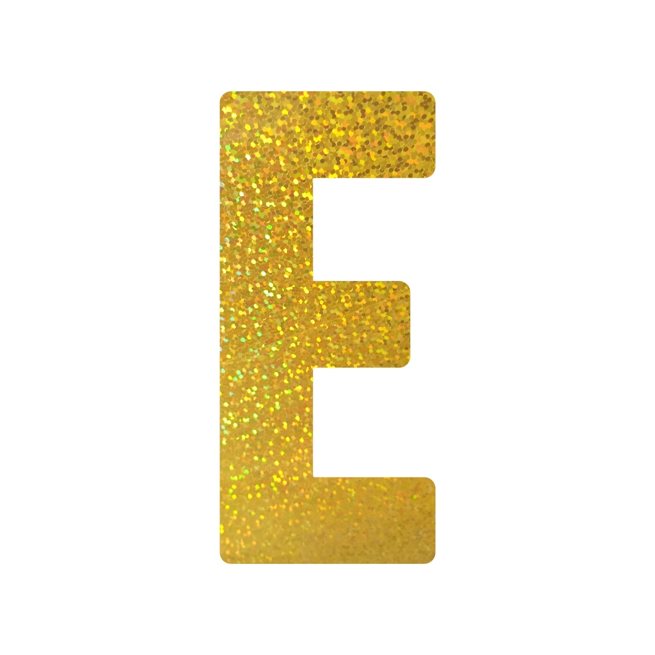 Letra Decorativa E 16cm Dourada