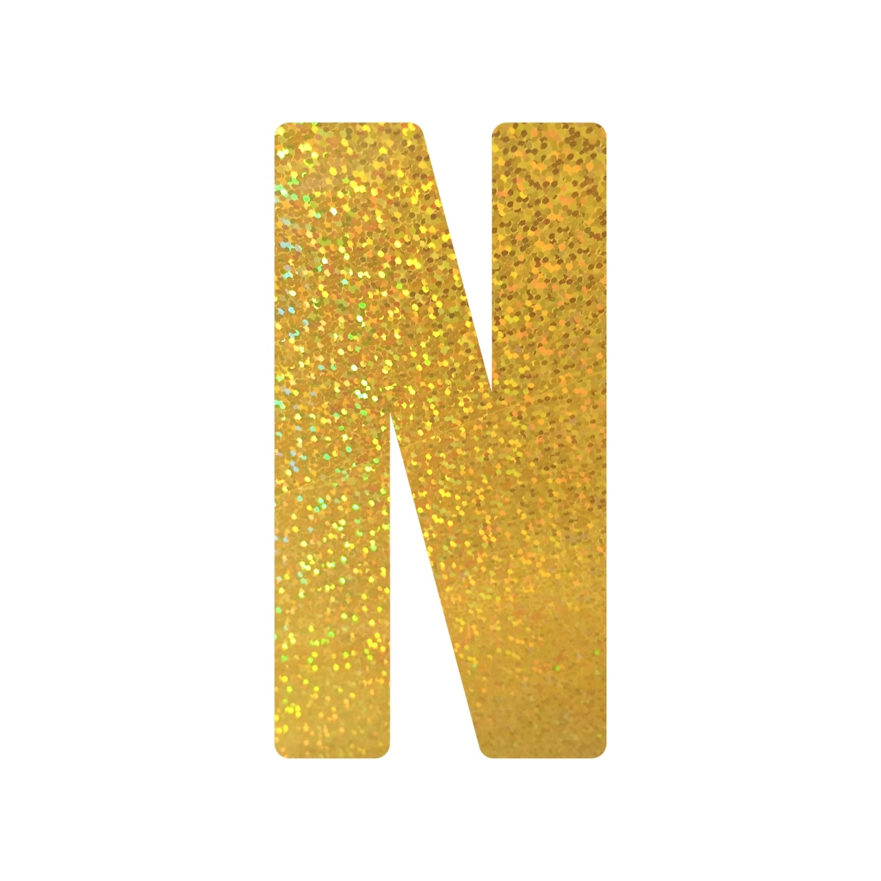Letra Decorativa N 16cm Dourada