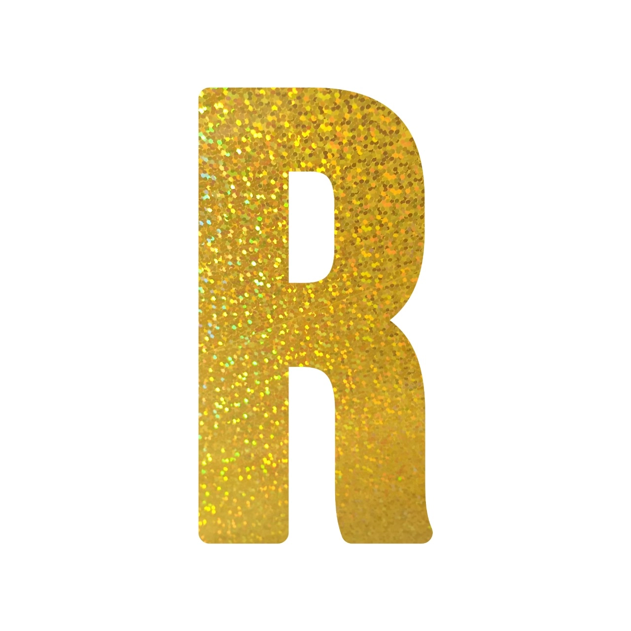 Letra Decorativa R 16cm Dourada