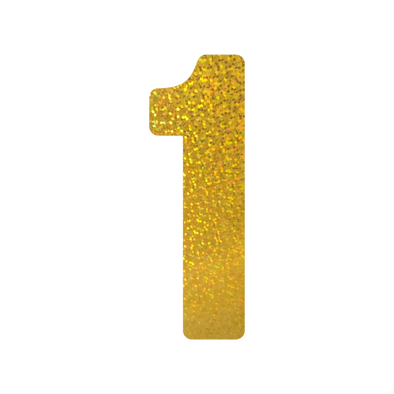 Numero 1 Decorativo 16cm Dourada