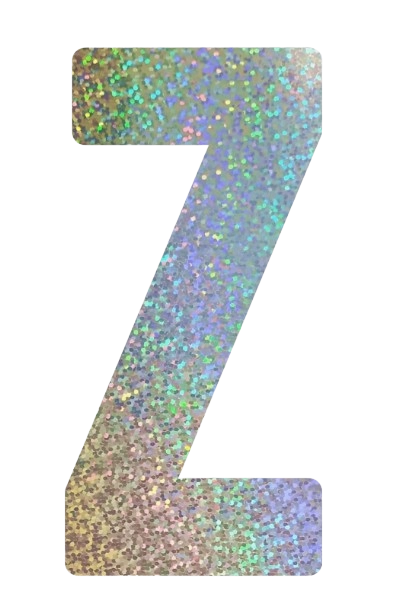 Letra Decorativa Z 16cm Prata