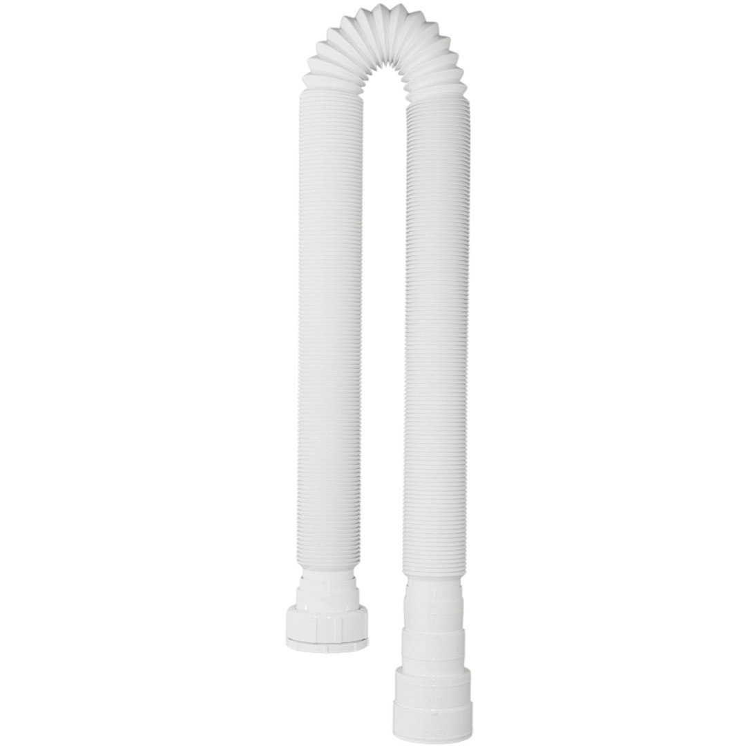 Sifão Sanfonado Universal Branco 2 Metros Blukit
