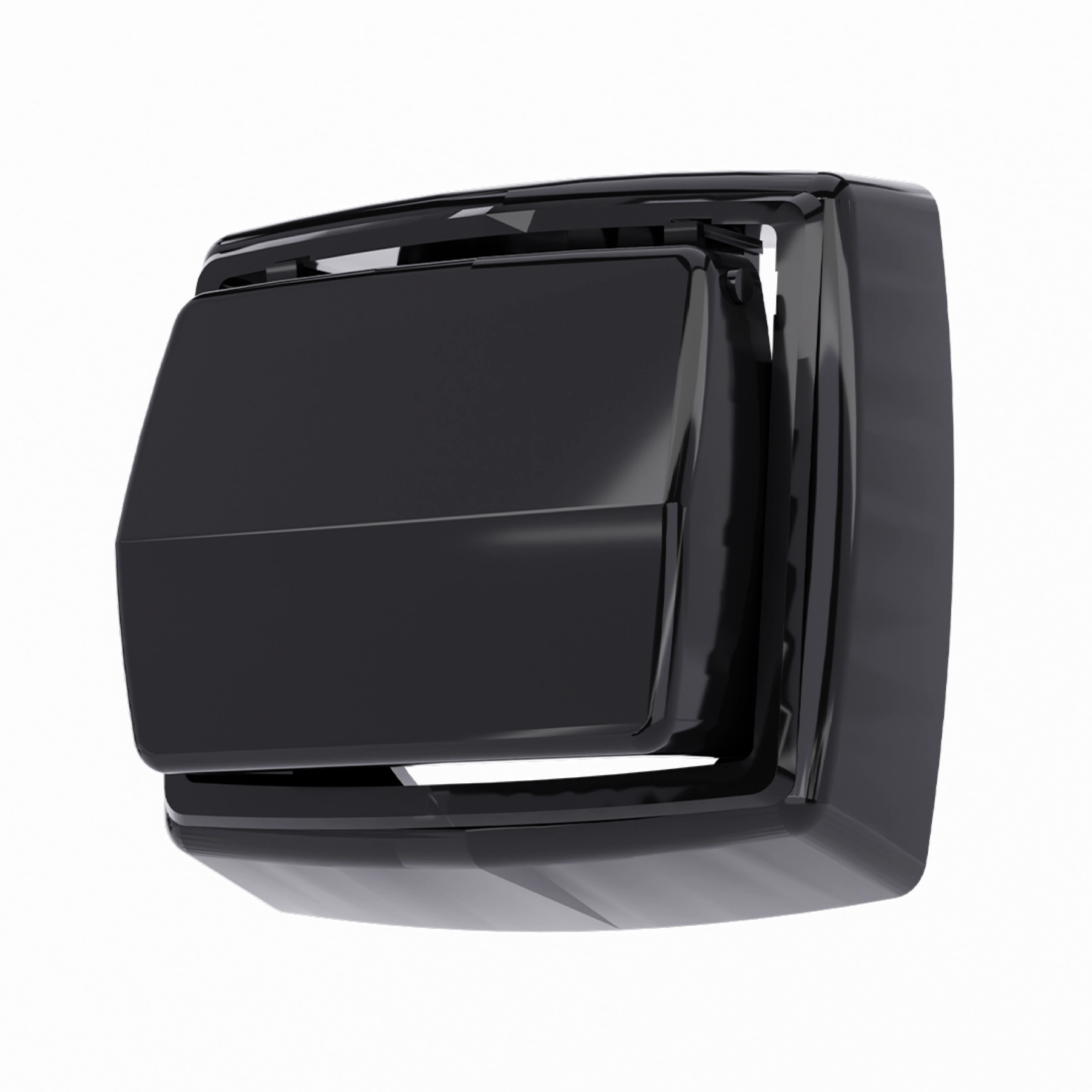 Acabamento Preto com Tecla para Válvula de Descarga Hydra Max Blukit