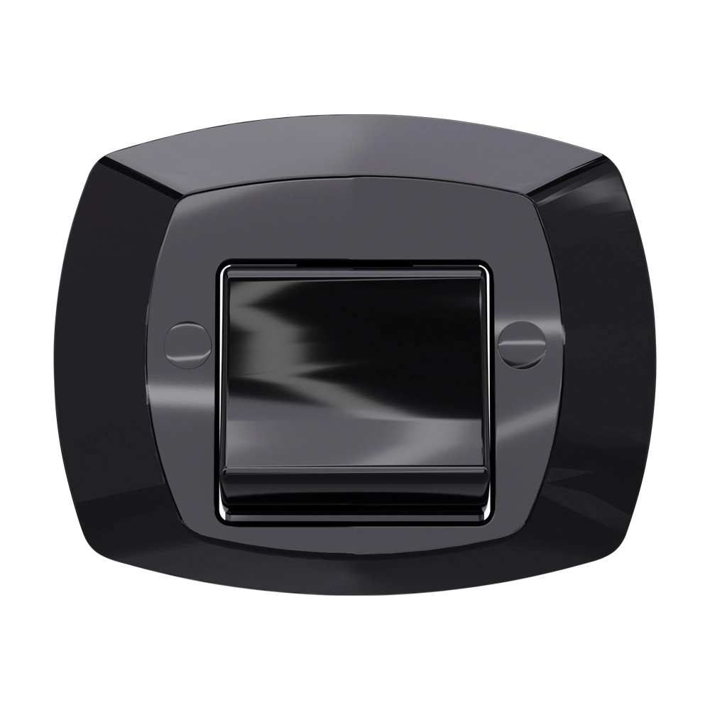 Acabamento Preto com Tecla para Válvula de Descarga Docol Blukit