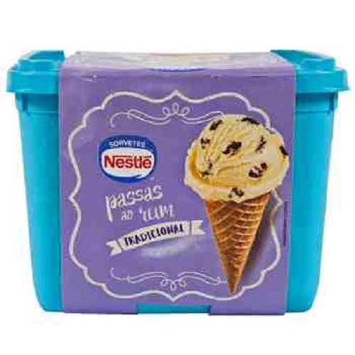 Sorvete Nestle Passas Ao Rum Trad 1,5l