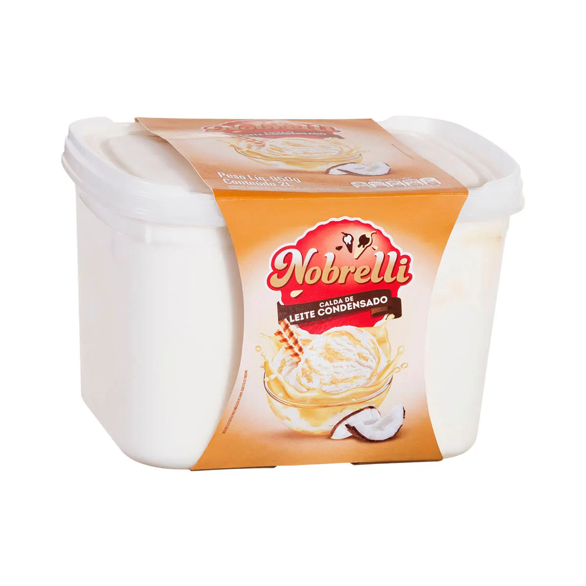 Sorvete Calda Leite Condensado Nobrelli 2L