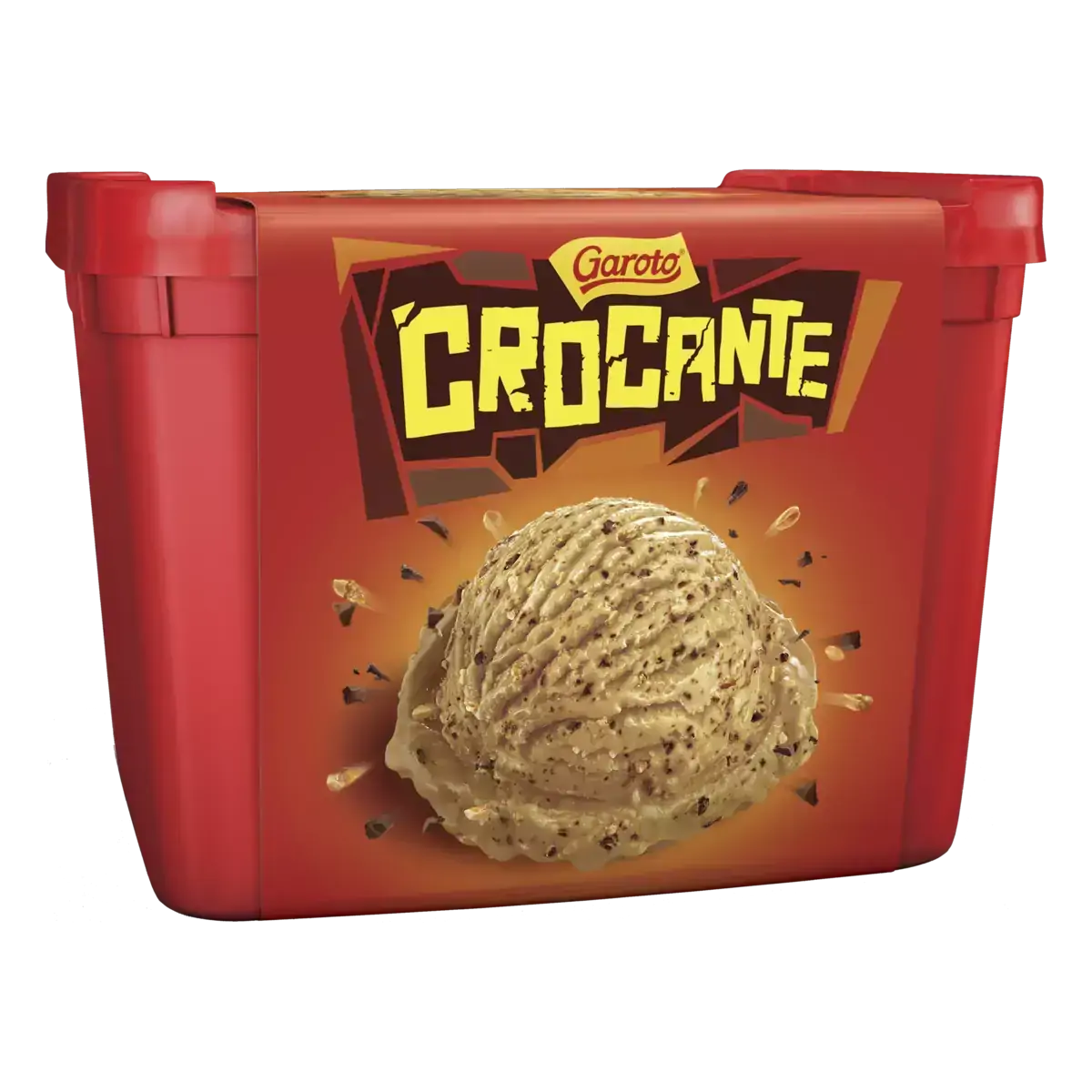 Sorvete Garoto Crocante Pote 1,5 Litros