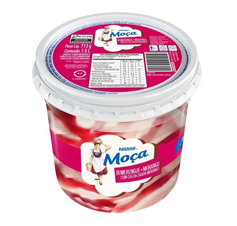 Sorv Nestle Moca Morango 1,5l