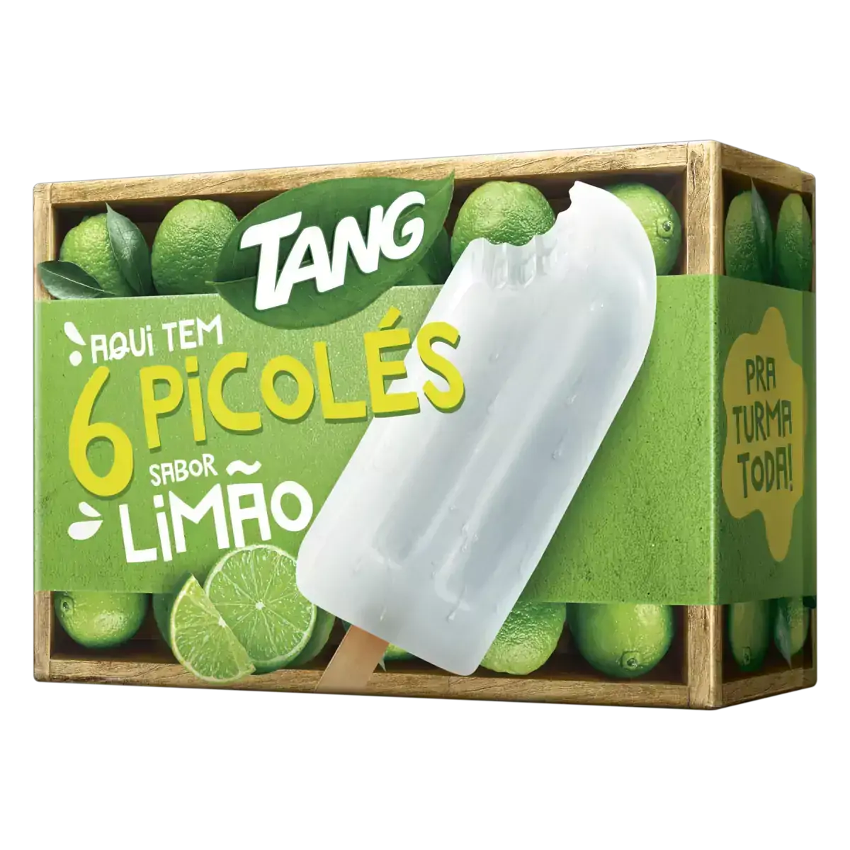 Pack Picolé Limão Tang Caixa 330g 6 Unidades