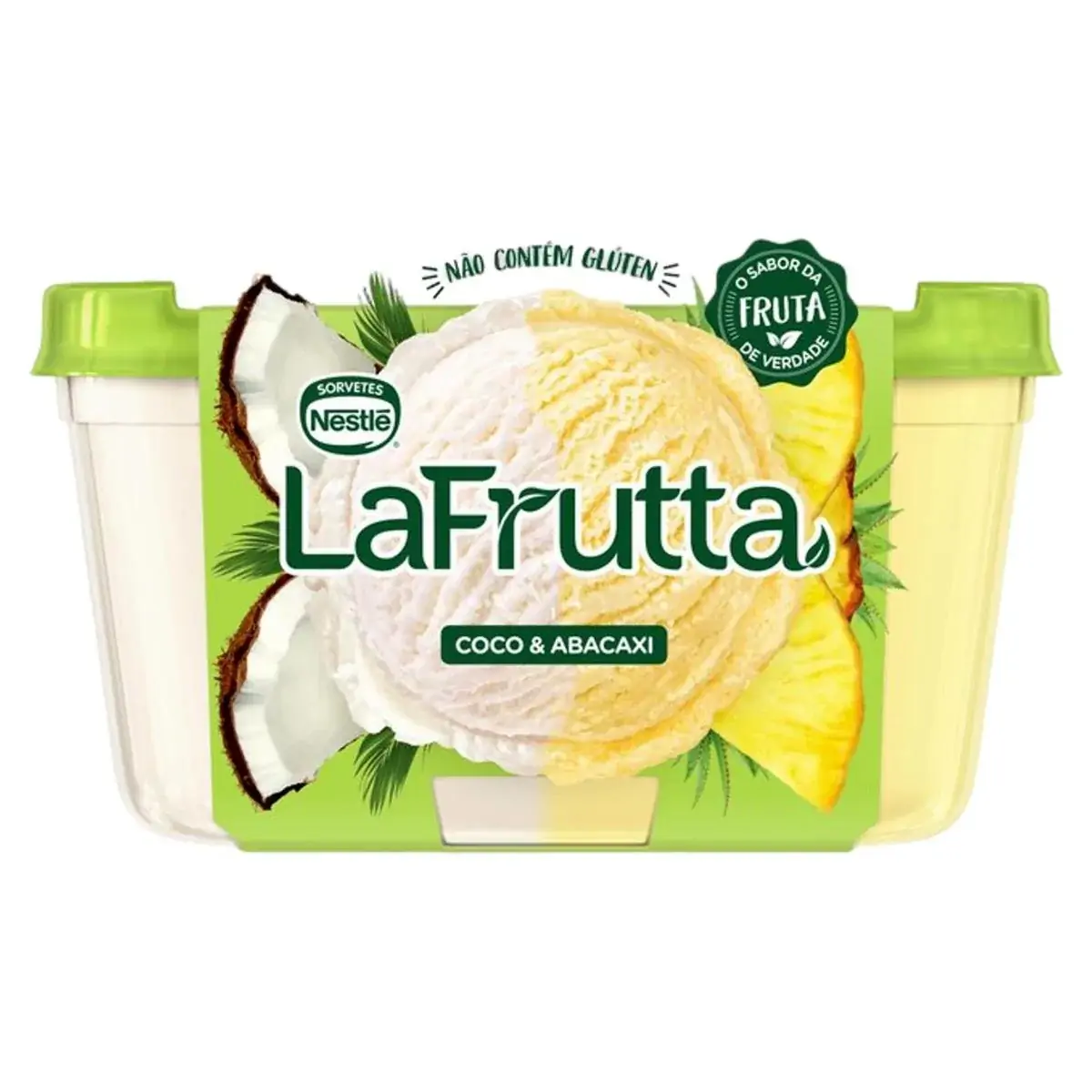Sorvete LAFRUTTA Abacaxi + Coco 1 Litro