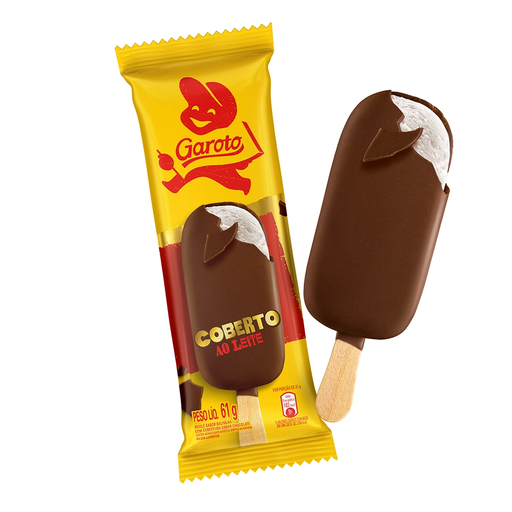 Picole Garoto Coberto Ao Leite