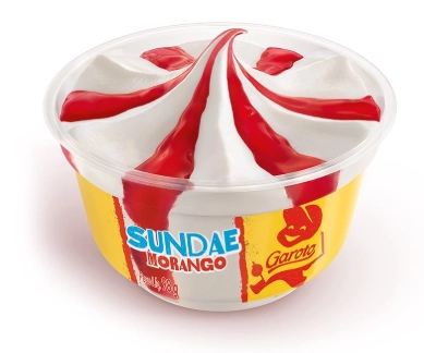 Sundae Nestle Garoto Morango 98g
