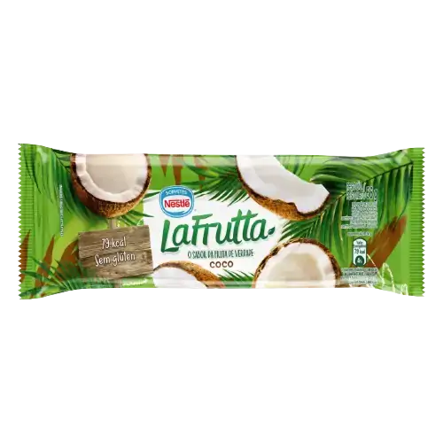 Picolé Coco La Frutta Pacote 66g