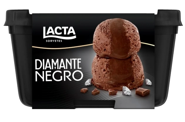 Sorvete Diamante Negro Lacta Pote 900ml