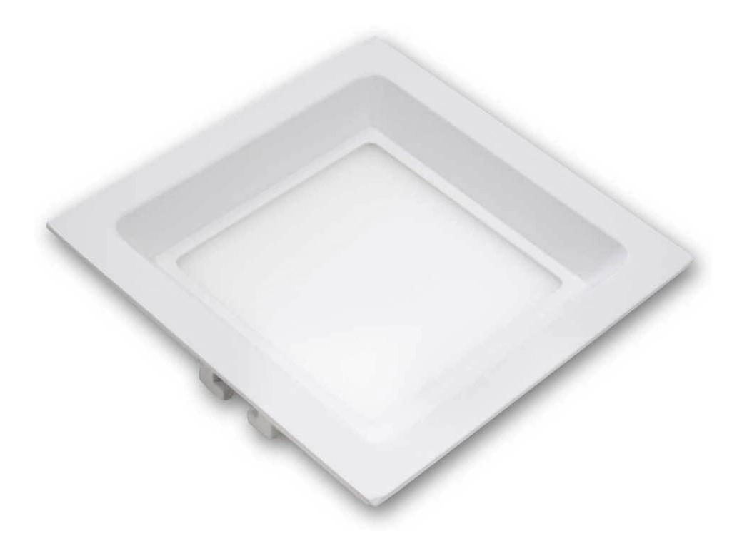 Painel Led Embutir Recuado Quadrado 8w 6000k Branco Frio St1029