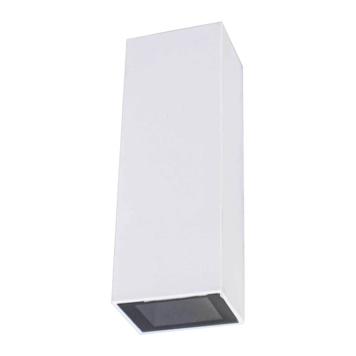 Arandela Branca Efeito 2 Fachos Duo Led 5w 3000k Ip65 Ds9839 St2188