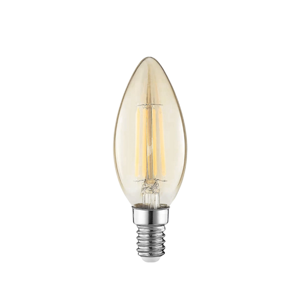 Lâmpada Filamento Led Vela C35 4w 2200k Bivolt Ds9699 Delis