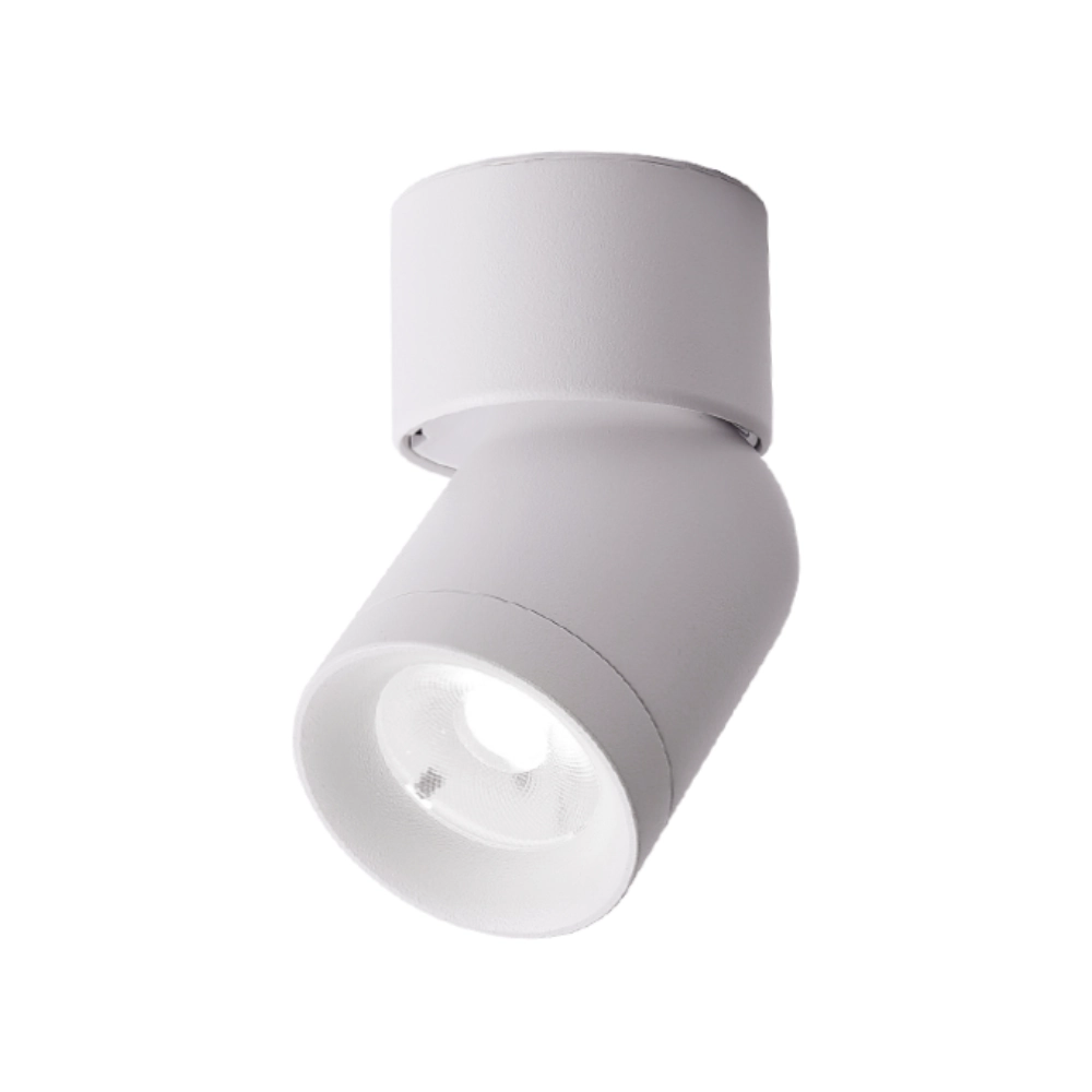 Spot De Sobrepor Yika Redondo Branco Led 7w 6000k Bivolt Ds7086 Delis