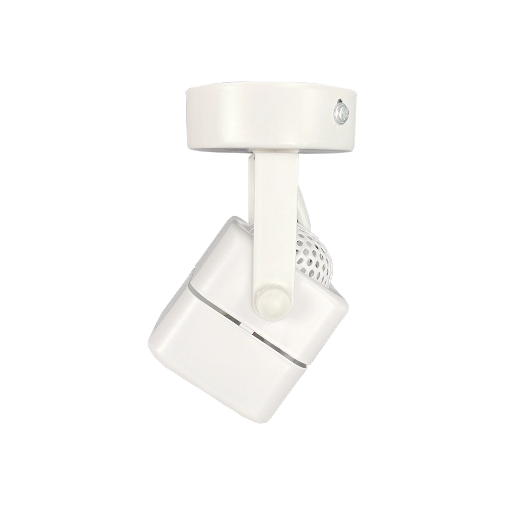 Spot Sobrepor Mr16 Gu10 Quadrado Branco Direcionável Ds2397 Delis