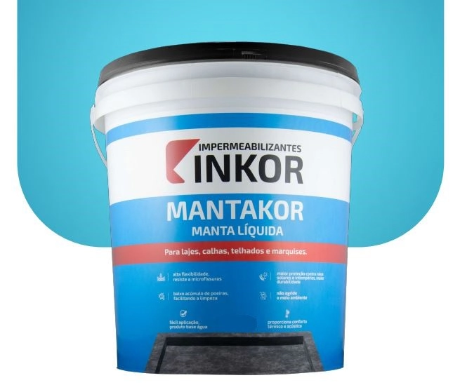 Impermeabilizante Mantakor Manta Liquida 3,6kg Cor:branco