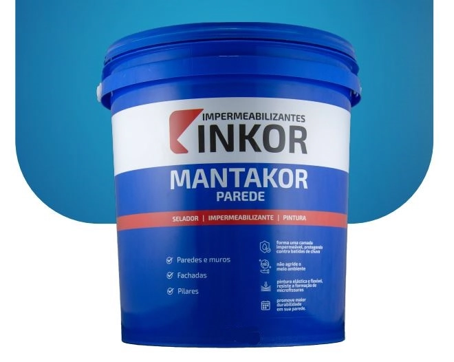 Impermeabilizante Mantakor Parede Branca 3,6kg