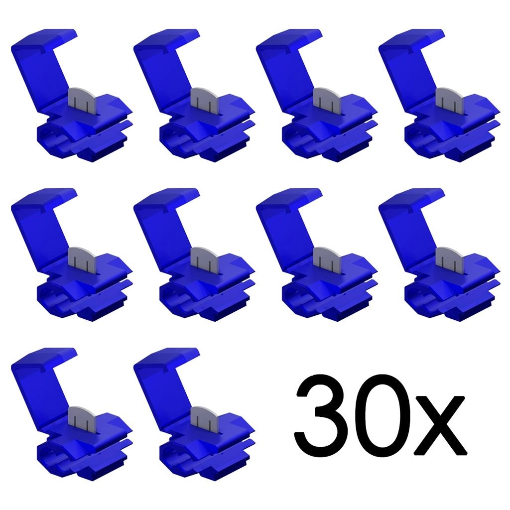 Kit 30 Conector Elétrico 15a /0,75 A 1,5mm Derivação Tigre