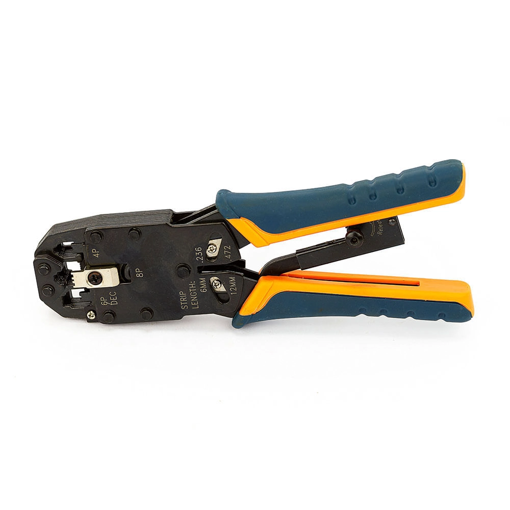 Alicate Para Crimpar Rj45 Profissional Azul