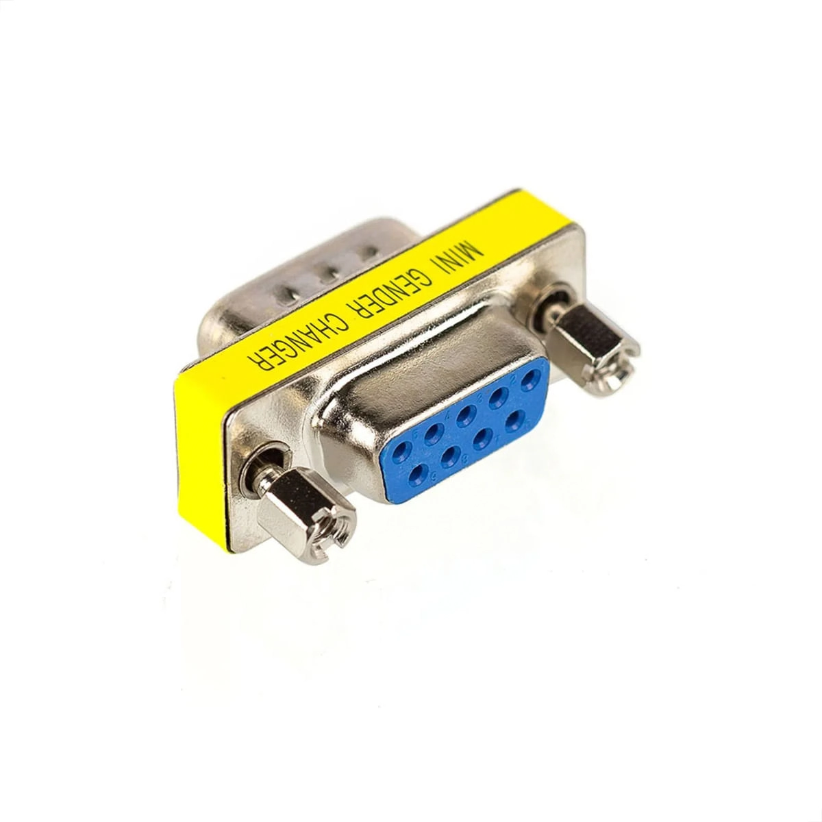 Kit Com 10 Emenda Adaptadora Db9 Macho Para Db9 Fêmea