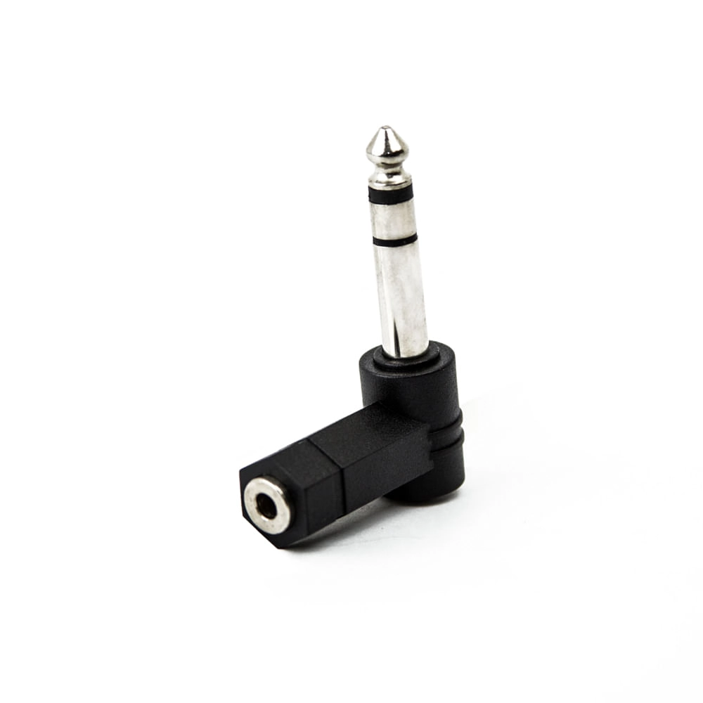 Adaptador P2 Para P10 Estéreo 90° Graus