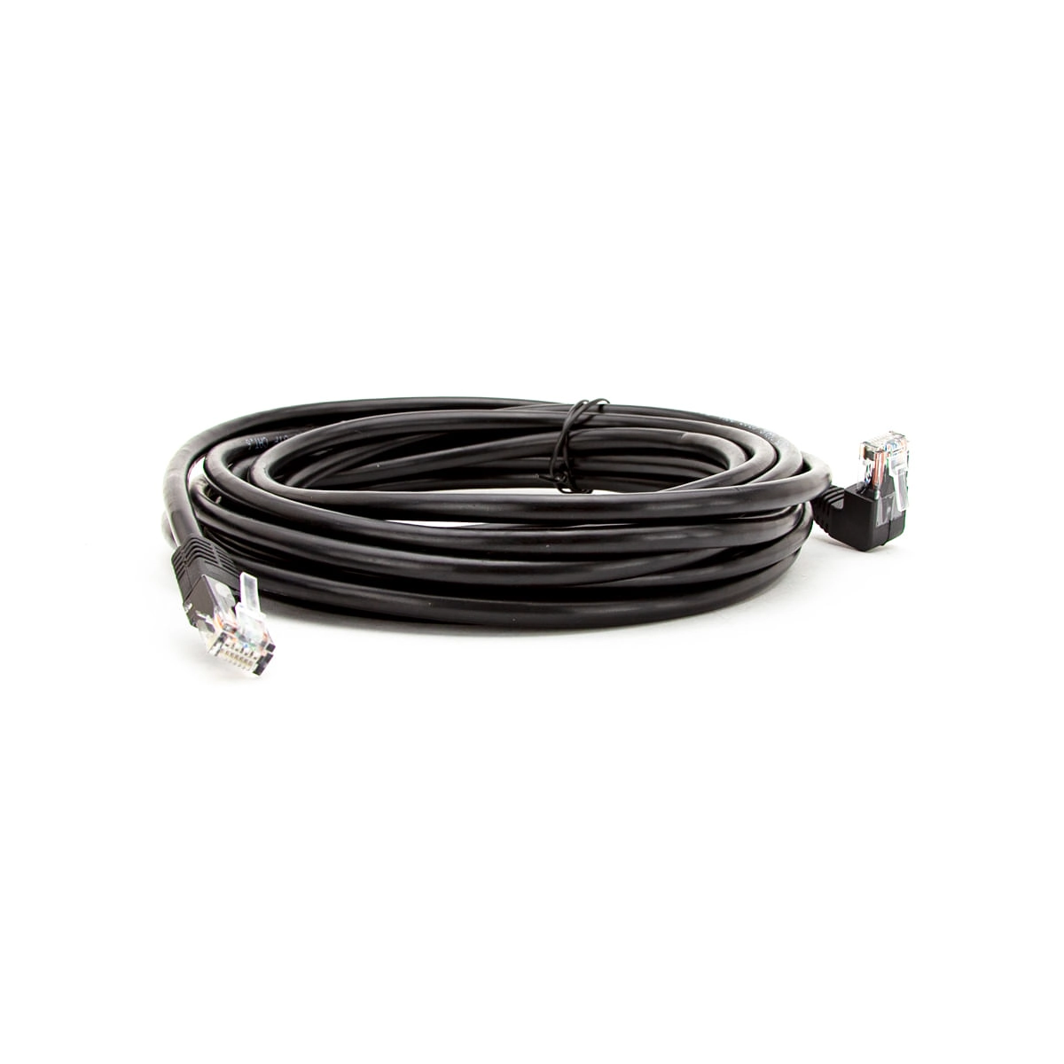 Cabo De Rede Patch Cord Cat5 Com Plug De 90º Graus Para Baixo 10 Mt