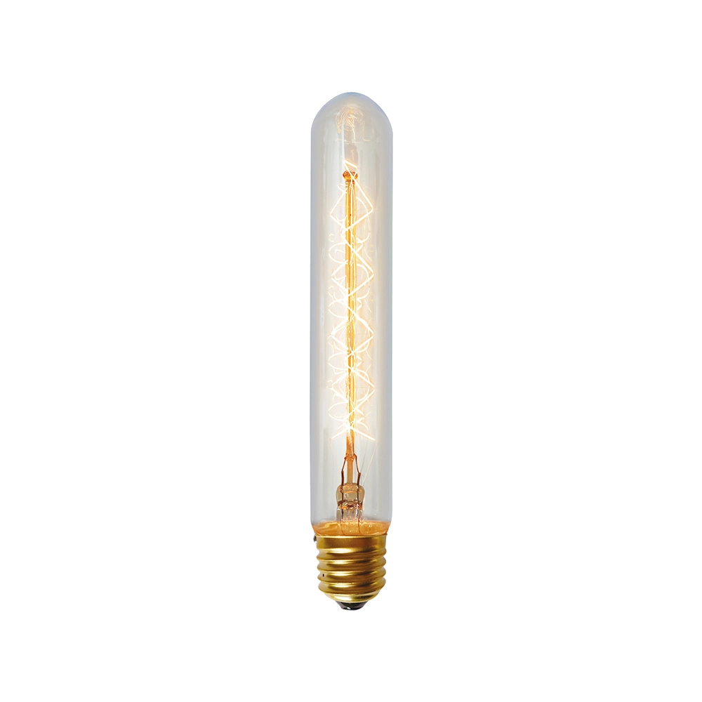 Lâmpada Filamento Carbono Blumenox T30/185 Retro E27 Âmbar 220v