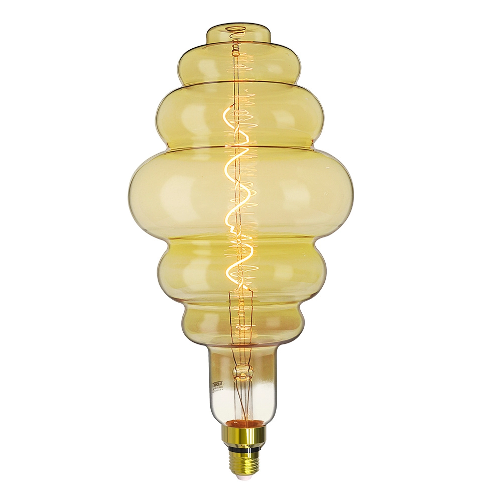 Lâmpada Led Blumenox Filamento Giant Colméia 4w E27 Bivolt 2200k Amarelo Âmbar