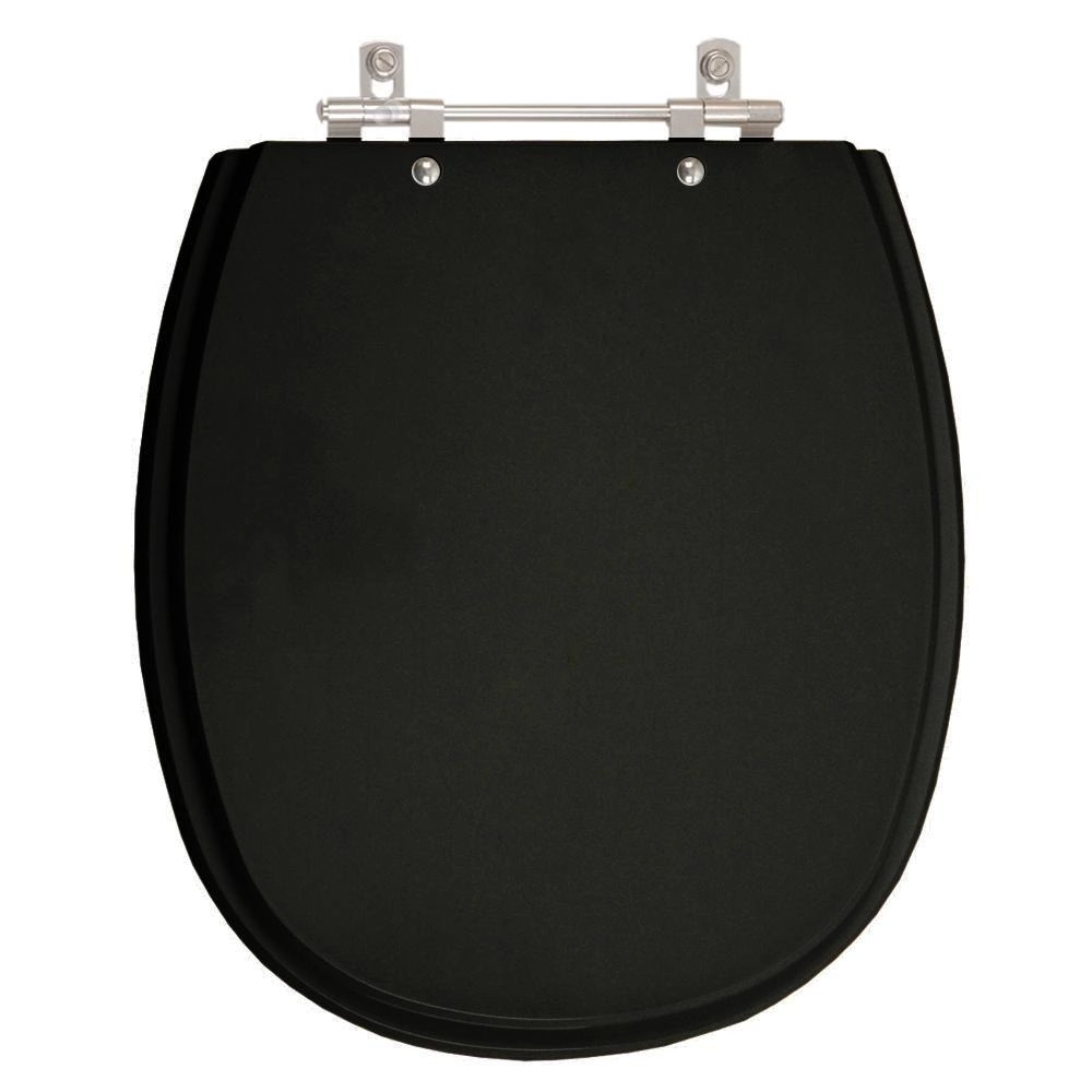 Assento Sanitário Alamo Preto Para Louça Santa Clara