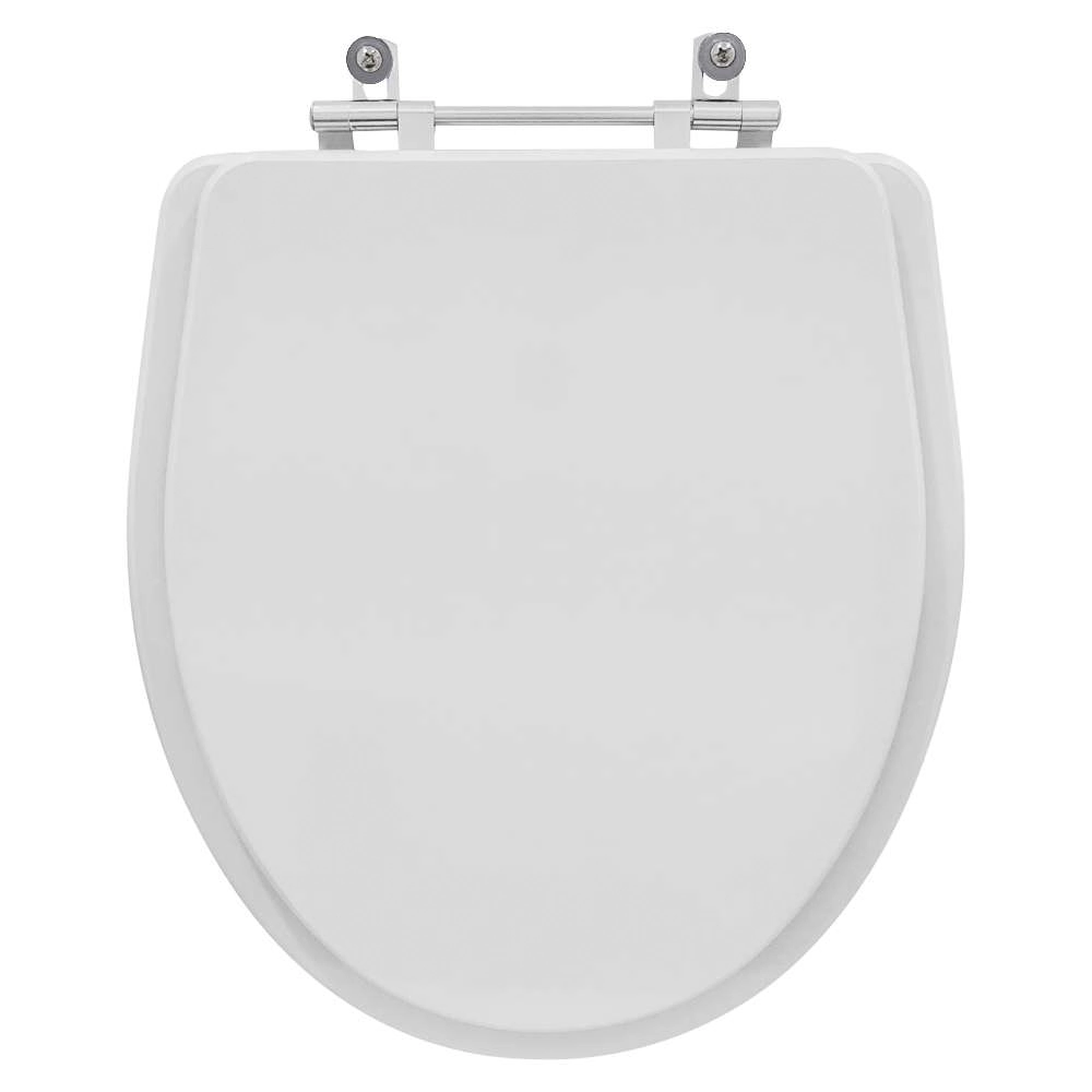 Assento Sanitário Poliéster Vitória Branco Para Louça Roca