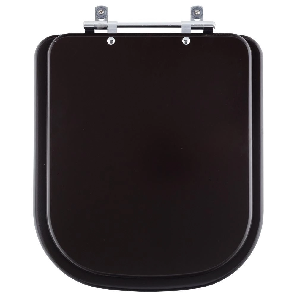 Assento Sanitário Piano Marrom Fosco Para Bacia Deca