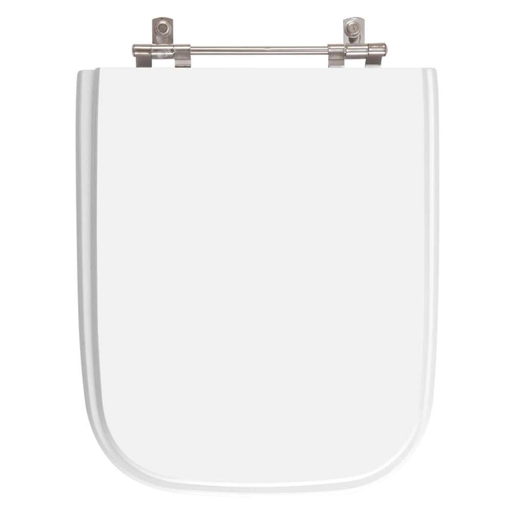 Assento Sanitário Em Mdf Tivoli Branco Para Bacia Ideal Standard