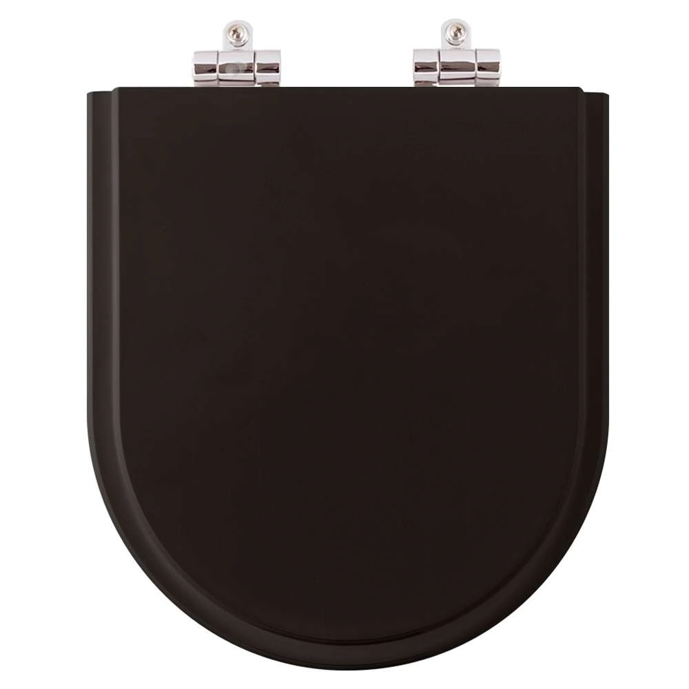 Assento Sanitário Soft Close Smart Preto Fosco Louça Celite