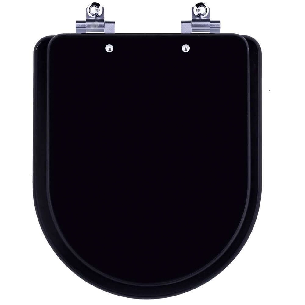 Assento Sanitário Soft Close Carrara Preto Ébano Fosco Deca