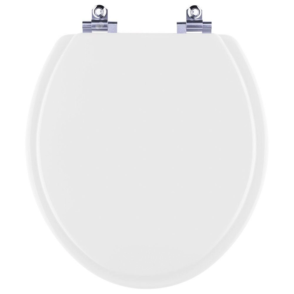 Assento Sanitário Fechamento Lento Convencional Oval Branco Para Louça Logasa
