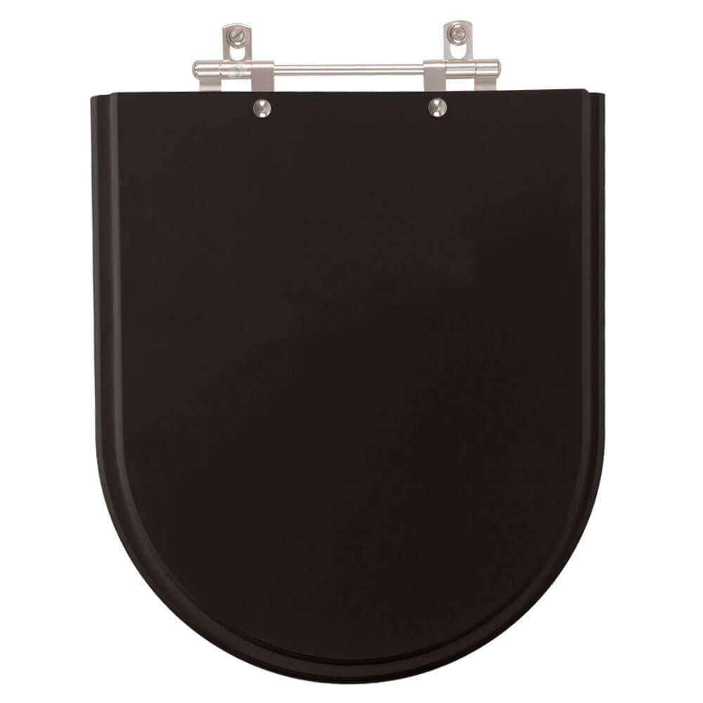Assento Sanitario Jasmim Preto Para Bacia Fiori 6lpf