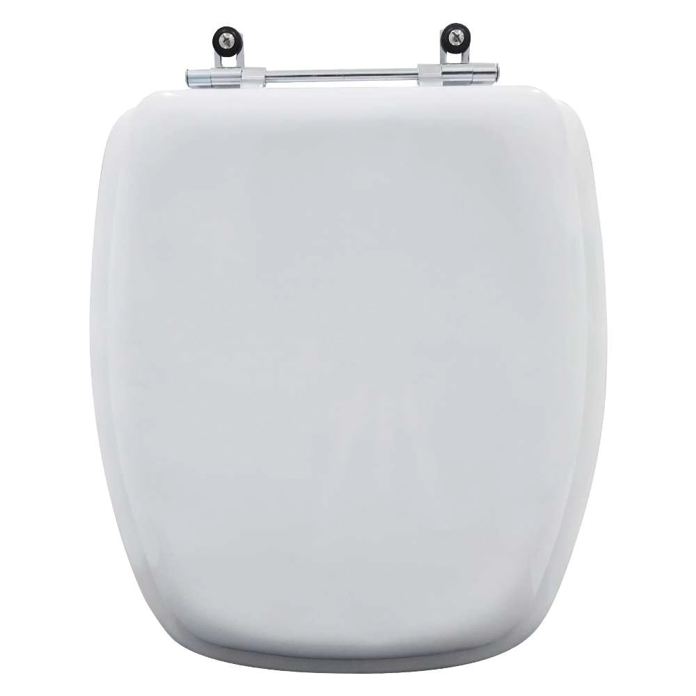 Tampa De Privada Almofadada Amarilis Branco Para Louça Fiori 6lpf