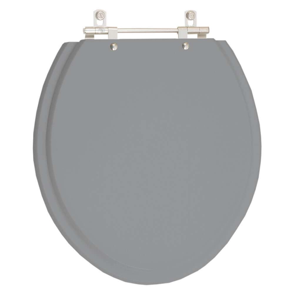 Assento Sanitario Fiori Cinza Escuro Para Bacia Fiori 6lpf