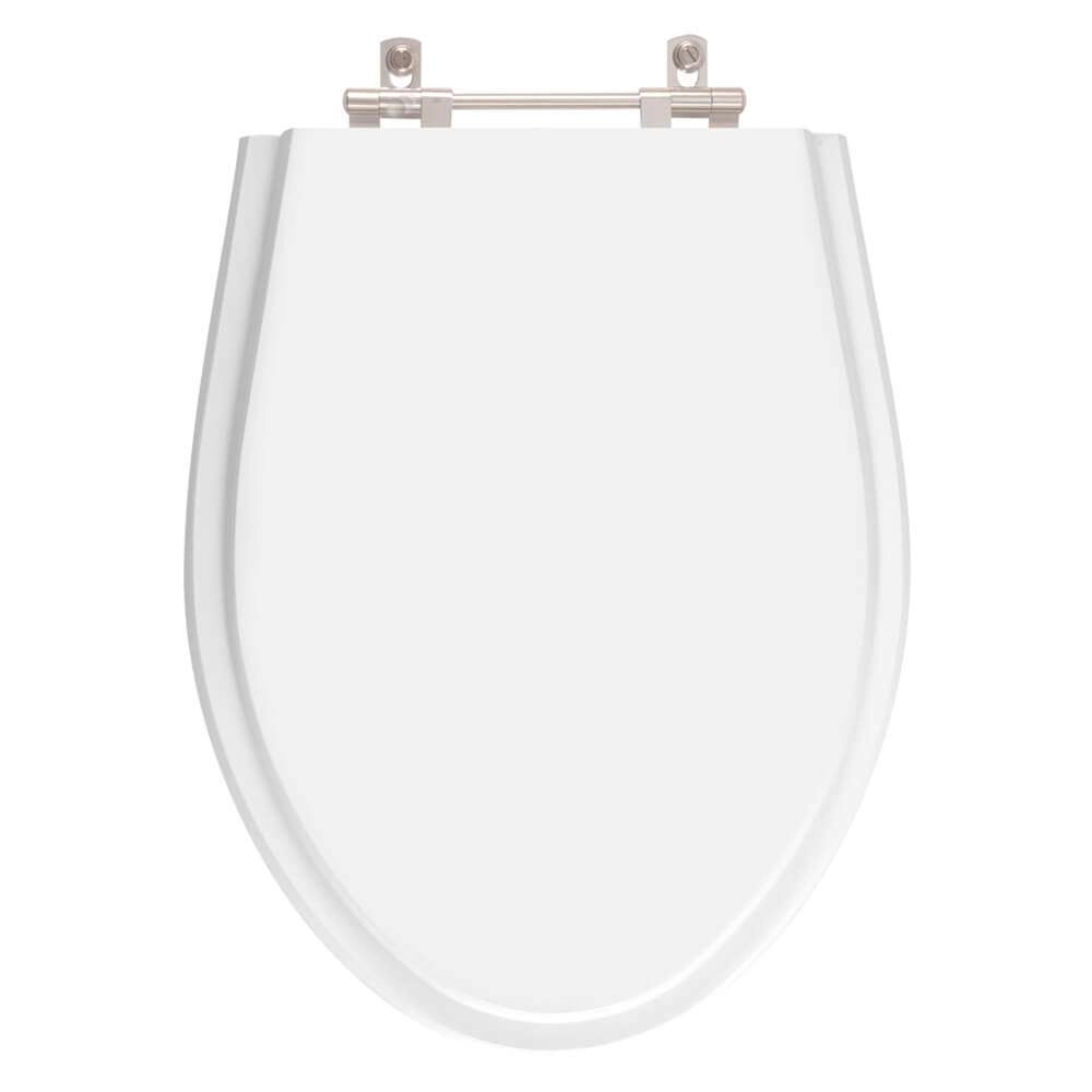Assento Sanitário Poliester Victoria Branco Para American Standard