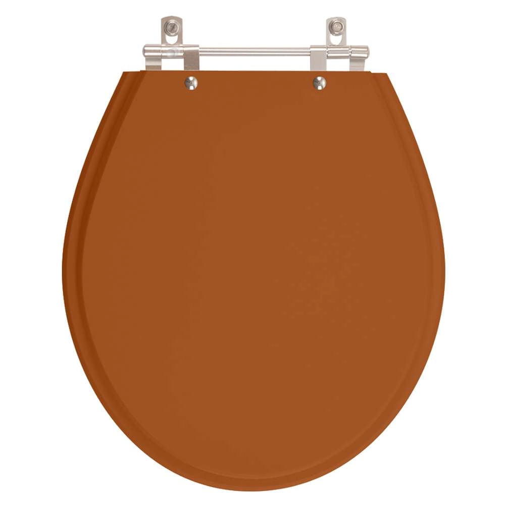 Assento Sanitário Carina Caramelo Para Louça Ideal Standard