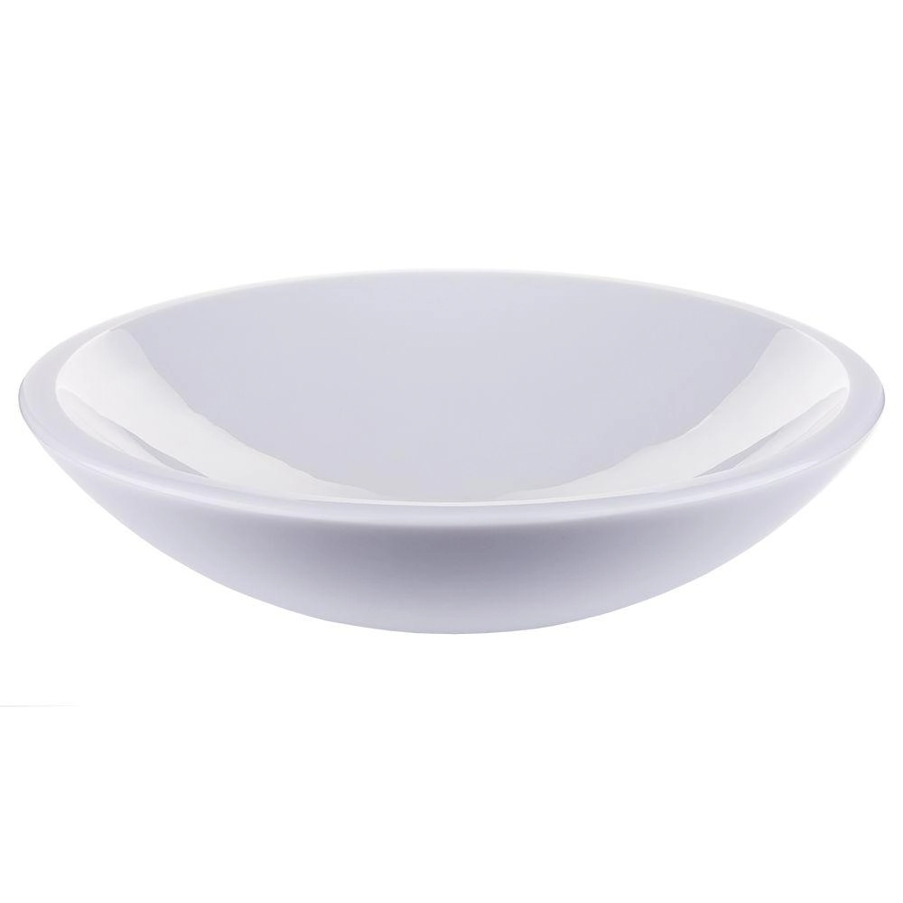 Cuba Branca Redonda Para Banheiro 35cm X 8cm