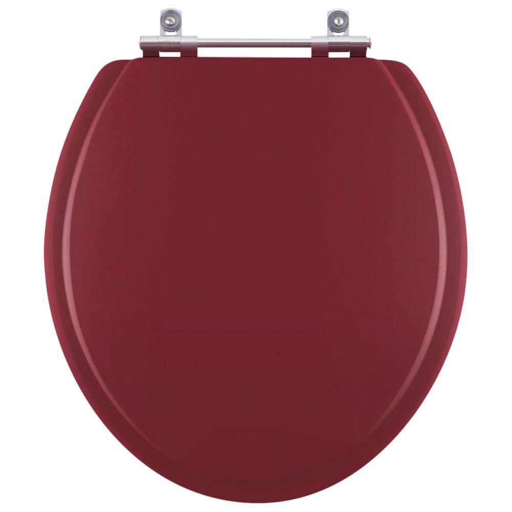 Assento Sanitário Convencional / Oval Bordô Para Todas As Marcas