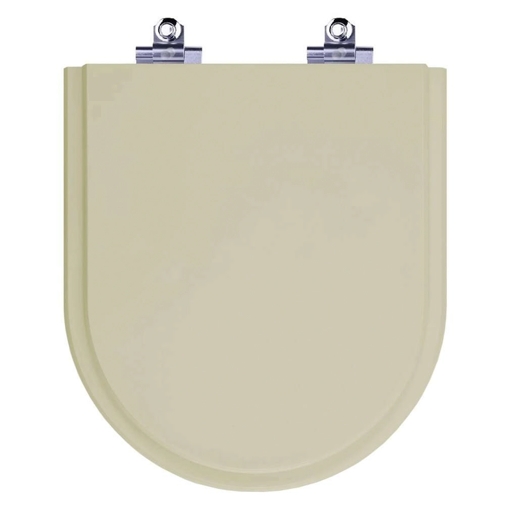 Assento Sanitário Fechamento Lento Smart Castanha Bege Fosco